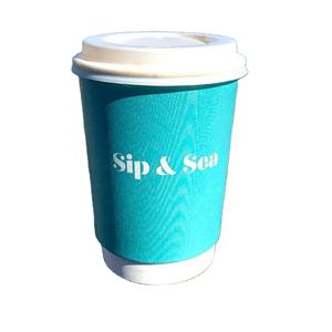 Gobelets en papier personnalisés écologiques, biodégradables, à double paroi, en kraft, pour boissons chaudes à emporter, gobelet en papier pour café - Product Image 4