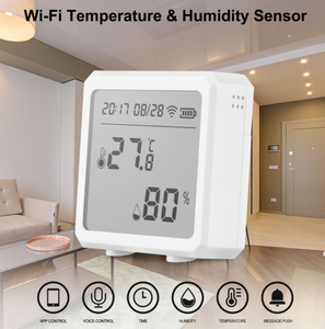 Detector de Vibración para Puertas y Ventanas Zigbee, Alarma Antirrobo con Control Remoto Móvil - Product Image 4