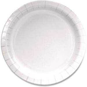 Platos de Papel Blancos para Comida de AJM Packaging, 9 Pulgadas de Diámetro, 1,000 Unidades por Caja, para Fiestas y Restaurantes - Product Image 3