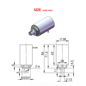 Solénoïde tubulaire à poussée-tirage 12V 24V à course longue 15mm 20mm, personnalisable et adapté pour le verrouillage - Product Image 6