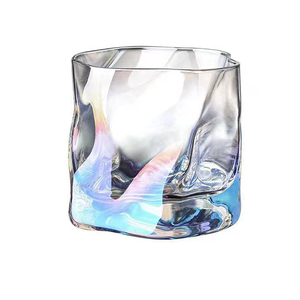 Net <span class=keywords><strong>red</strong></span> alto nivel de apariencia vidrio ins viento creativo giro taza hogar irregular café desayuno agua taza deslumbrante - Product Image 6