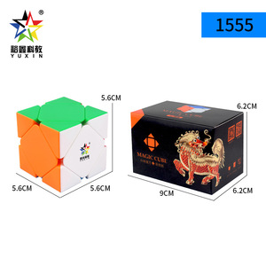 Yuxin Black Kirin Slant <b>Cube</b> 4 Axis Irregular <b>Magic</b> <b>Cube</b> Brain Boosting Educational Toy For Children And Youth - Product Image 2