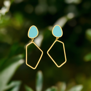 Boucles d'oreilles pendantes tendance E350-E200-0448GL - Product Image 3