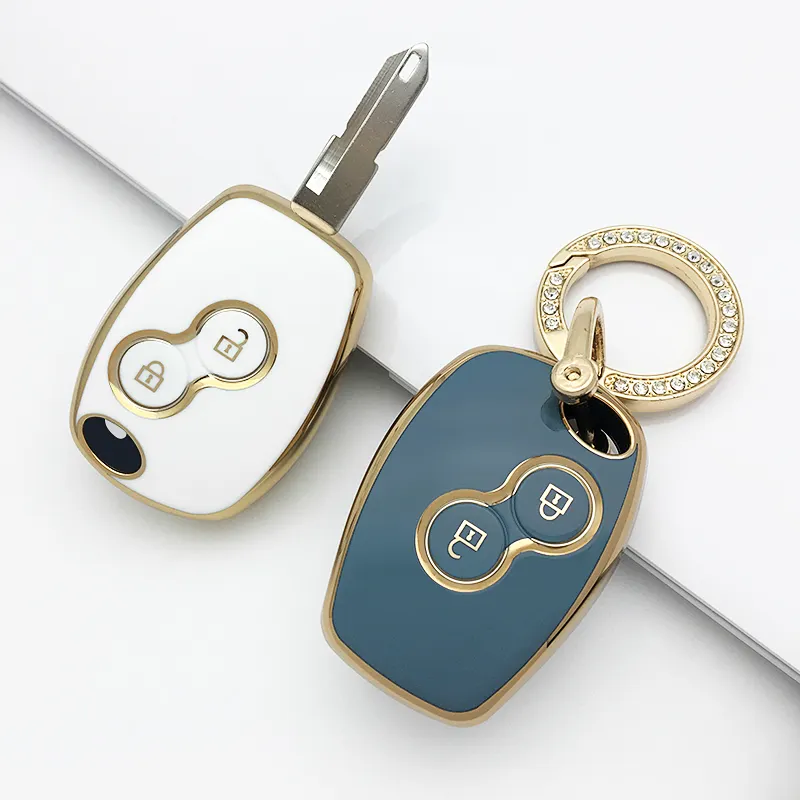 2 Buttons Car Remote Key Fob Cover Key Shell Case Protector For Renault Clio Dacia Logan Sandero