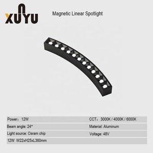 Ứng dụng thông minh tuya theo dõi ánh sáng lõm vòng tròn Spotlight vòng từ theo dõi ánh sáng Đường Sắt ronud từ theo dõi ánh sáng - Product Image 3