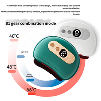 Outil de massage facial rechargeable par USB, thérapie chaude et froide, planche de massage à température constante, soin de la peau à micro-courant