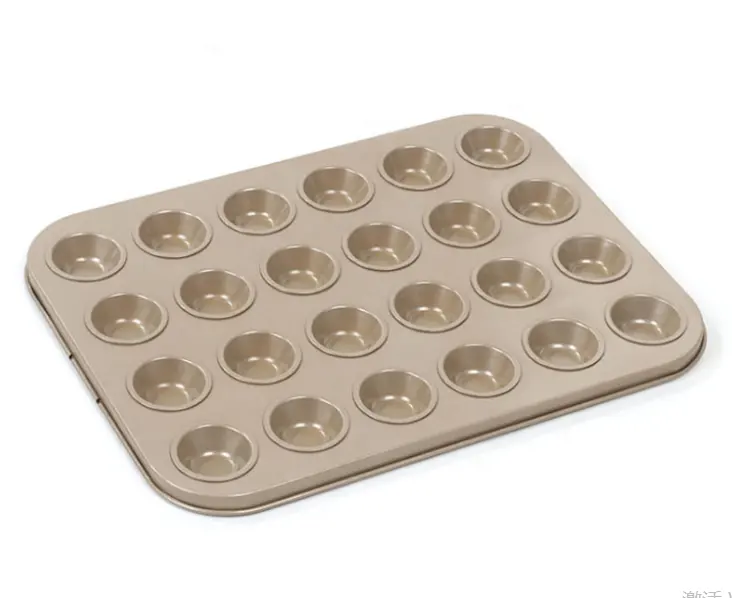 Cupcake Making Pans Set Großhandel Hunde pfote 24Cup Backform Herzform Back geschirr Kuchen Wieder verwendbare Kohlenstoffs tahl Muffin form