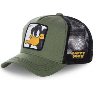 Cappello Trucker a 5 Pannelli con Stampa Animalier, in Cotone e Rete, con Patch Quadrata Ricamata, per Uomo e Donna - Product Image 5
