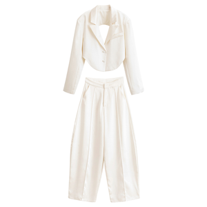 SHENZHU 2026 Nuovi <span class=keywords><strong>Pantaloni</strong></span> Estivi da Donna a Vita Alta, Stile Palloncino, Gamba Larga, <span class=keywords><strong>Eleganti</strong></span> e Semplici 1255468 1255858 - Product Image 6