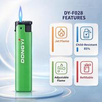 Briquet de poche en plastique pour camping, extérieur et intérieur – Pratique pour allumer bougies et cigarettes