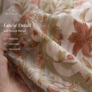 Hiyab Modal Tejido Floral para Mujeres Musulmanas, Bufanda Suave y Transpirable, Chal Largo con Múltiples Diseños, Hiyab Modal Estampado Directo <span class=keywords><strong>de</strong></span> Fábrica - Product Image 6