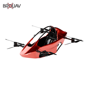 BROUAV ยานยนต์ไฟฟ้าอัลตร้าไลท์ EVTOL สีแดง แบบที่นั่งเดี่ยว สำหรับการขนส่งทางอากาศในเมือง - Product Image 5