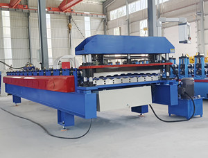 Máquina formadora de rollos corrugados automática de proveedor superior para Motor de rodamiento de chapa de hierro de pared de techo corrugado de acero de color - Product Image 6