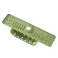 Eversoul Accessoires de cuisine Robinet Attrape-eau Tapis absorbant Tampon d'égouttage en silicone Tapis de vidange pour évier Tapis de robinet anti-éclaboussures