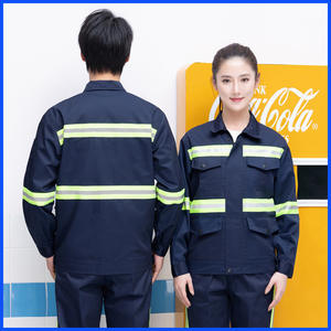 Abiti di sicurezza riflettenti alta Vis abiti da lavoro uniforme abbigliamento da lavoro industriale tuta per lavoro notturno - Product Image 2