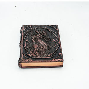 Libreta de Direcciones de Resina Hecha a Mano de Lujo Personalizada con Grabado de Dragón en Relieve, Grabado de Animales en 3D, Libreta Duradera A5 - Product Image 1