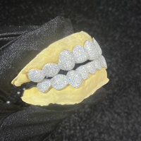 Yu Ying Grillz personnalisés pour hommes Hip Hop Go, en argent S925, sertis de diamants Moissanite