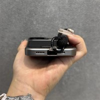 Couverture rigide sans fil avec lanière étui magnétique pour iPhone 16 15 14 Pro Max Plus 13 12 11 étuis de placage de support