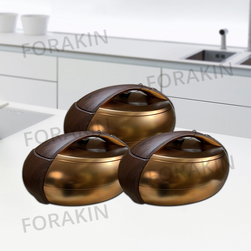 Forever Gold YJM-ZFA-G Food Warmer Set - Luxury & Sustainability