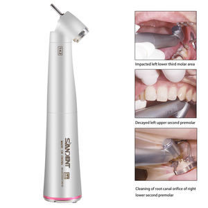 <span class=keywords><strong>Dental</strong></span> 1:4.2 45 ° Aumento de fibra óptica LED Contraángulo Pieza de mano de agua interna 4 Spray Fit Motor eléctrico de 2 ° SANDENT - Product Image 4