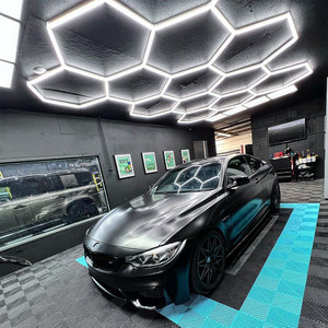 Luz LED detallada de 220V y 110V, luz Led de nido de abeja para garaje, hexágono para gimnasio, taller, barbería, tienda de belleza, área de lavado de coches dedicada - Product Image 4