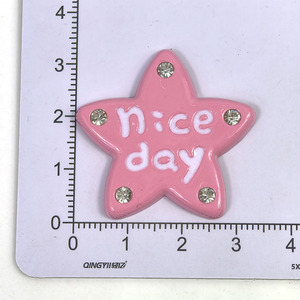 Breloques en résine acrylique Nice Day Star pour bijoux DIY, coques de téléphone, boucles de chaussures, pinces à cheveux et accessoires - Product Image 3