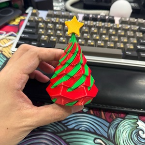 Hot Selling 3D Printed Christmas Tree Decorations Impossible Cone Spiral Cone Fidget <b>Toy</b> for Home Office <b>Desk</b> Decor Christmas - Product Image 1