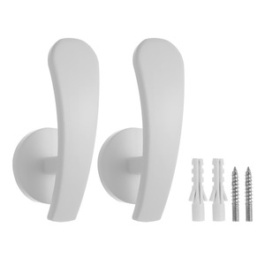 Nouvelle conception moderne en métal, poignée de porte épaissie à angle plat, créative, sans perçage, sans installation, crochet mural, vente chaude - Product Image 4