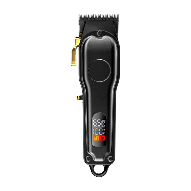 MORUI Rechargeable Hair Clippers Men Professional Electric Cordless Metal Hair Trimmer Clipper with LED Display