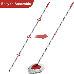 Pièces pour <span class=keywords><strong>aspirateur</strong></span> robot O-cedar : Manche télescopique robuste en métal de 2M, 3M, 5M, 7M, 9M pour <span class=keywords><strong>balai</strong></span> à poussière - Product Image 3