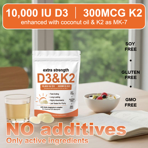 <span class=keywords><strong>วิตามิน</strong></span>ดี3 <span class=keywords><strong>เค</strong></span>2 ซอฟต์เจลแบบฉลากส่วนตัว พร้อมวิตามินดี3 10,000IU + <span class=keywords><strong>เค</strong></span>2 300mcg เพื่อเสริมสร้างภูมิคุ้มกันและสุขภาพกระดูก - Product Image 4