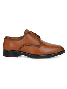 Bottes en cuir marron confortables pour garçons, légères, à lacets, semelle souple et flexible, chaussures de marche et décontractées - Product Image 5