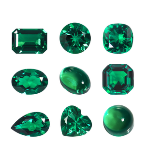 Изумруд для обнаружения изумрудов, синтетические зеленые изумруды Замбии, бразильские афганские лабораторные изумрудные украшения - Product Image 3