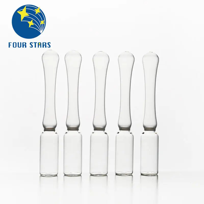 1ml ISO Standard Type B C D Amber/Clear Neutral Borosilicate empty injection glass ampoules vial