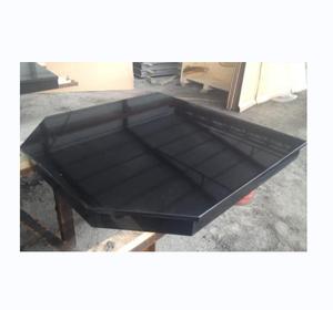 Regno Unito stile classico in granito nero naturale <span class=keywords><strong>focolare</strong></span> del camino di qualità raffinata a prezzo competitivo - Product Image 5