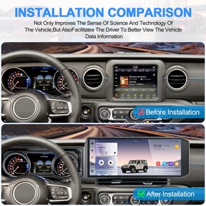 NaviHua, Nuevo Radio de Auto Android de 15 Pulgadas con GPS, Navegación, Multimedia, Carplay, Unidad Estéreo para Jeep Wrangler JL 2018-2022 - Product Image 4