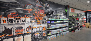 Arceau de <span class=keywords><strong>moto</strong></span> en métal, pour garage, Plan de décoration en bois <span class=keywords><strong>équipement</strong></span> de Sport, étagère de vêtements de Sport, Design de raccords - Product Image 3