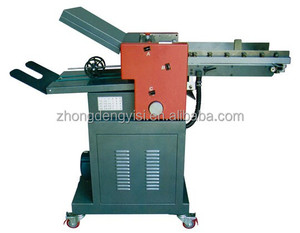 Machine à plier le papier pour livres, format A4 A3, robuste, entièrement automatique, haute vitesse, avec 2 plateaux de pliage - Product Image 3