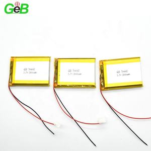 704065 704060แบบชาร์จไฟได้3.7V 2000mAh แบตเตอรี่ <span class=keywords><strong>Lipo</strong></span> กับ PCB เพื่อความปลอดภัยสไตล์ใหม่ประสิทธิภาพสูง - Product Image 3
