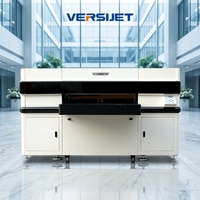 Printer DTG Dual-station Versijet Tinta Pigment Semi-Otomatis KS1680 Print Head High-end Custom Direct-to-Garment untuk Kaos