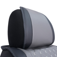 Nouvel ensemble complet de housses de siège auto en cuir PVC, design classique et tendance, 11 pièces