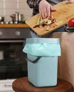 Sac poubelle en PLA PBAT de gros de l'usine chinoise pour l'emballage ménager, sac poubelle de 20 L - Product Image 3