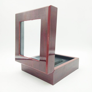 Wooden <b>Box</b> Display Case For Jewelry Ring Trophy Modern Simple Style Composite <b>Material</b> Gift Packaging <b>Storage</b> <b>Box</b> - Product Image 3
