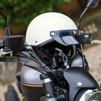 Nouveau Casque de Moto Rétro pour Hommes et Femmes, Casques Respirants Ouverts de Vintage pour la Conduite Moto, Certifiés DOT Anti-chute