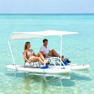 Catamarán Inflable con Pedales para 2 Adultos, Ideal para <span class=keywords><strong>Alquiler</strong></span> Comercial y Recreación Acuática, Venta Directa <span class=keywords><strong>de</strong></span> Fábrica - Product Image 6