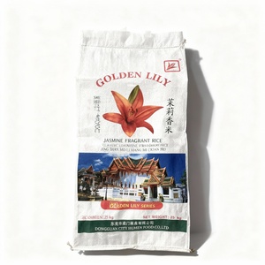 Sac en PP tissé pour riz, laminé BOPP, résistant à l'humidité, emballage en vrac 10kg 25kg 50kg, directement de l'usine - Product Image 1