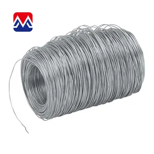 China Factory Low Carbon Galvanized Steel Wire 0.4mm 0.45mm High Tension Electric Gi Iron Wire