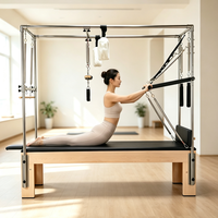 Offre Spéciale Prix Usine : Appareil de Fitness Pilates en Bois d'Érable, Reformer Cadillac pour Usage Commercial et Domestique