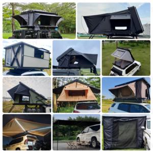 Nouveautés - Vente flash - Tente <span class=keywords><strong>de</strong></span> <span class=keywords><strong>voiture</strong></span> automatique pliable universelle avec tissu Oxford double couche imperméable pour toutes les saisons - Product Image 2