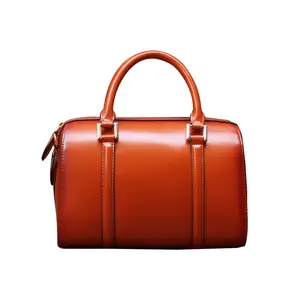 custom high quality Genuine leather ladies tote single shoulder handbags